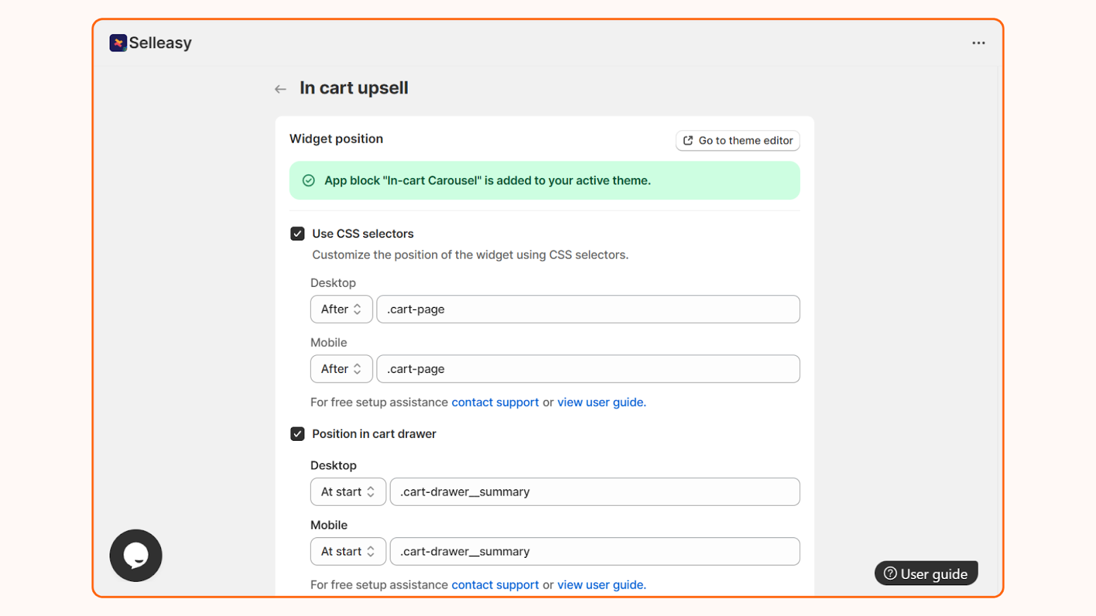Set up Shopify in-cart upsells in cart drawer