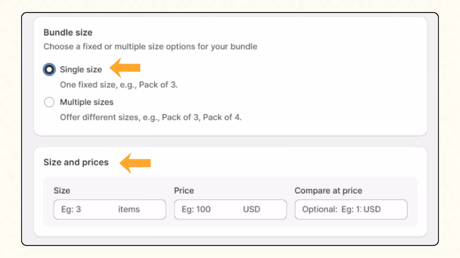 Price setting in Shopify Mix and match bundle 