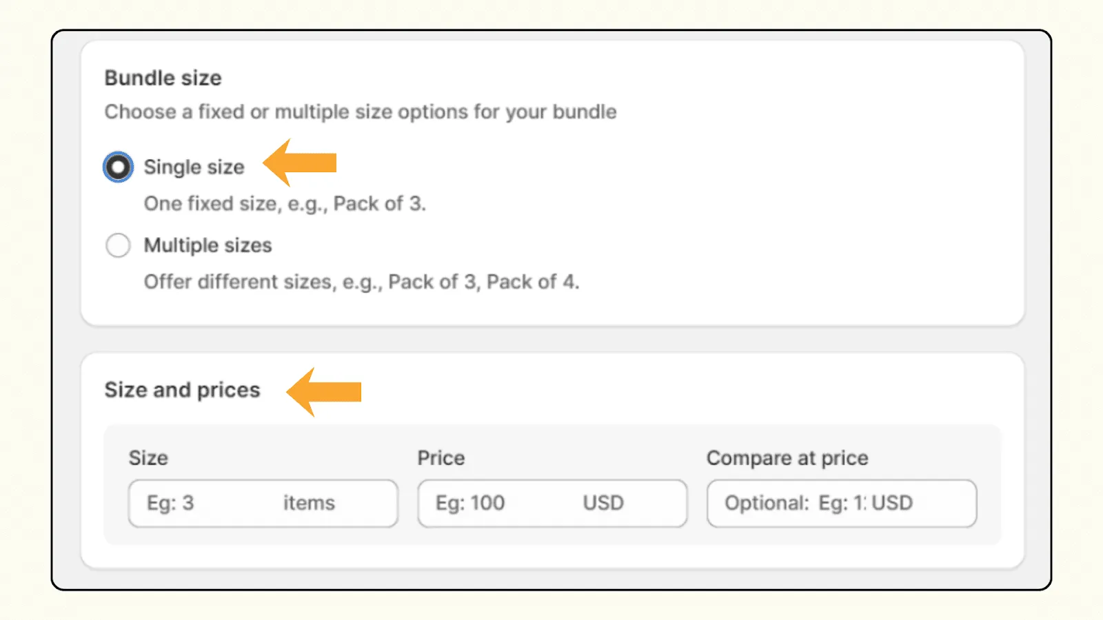 Price setting in Shopify Mix and match bundle 