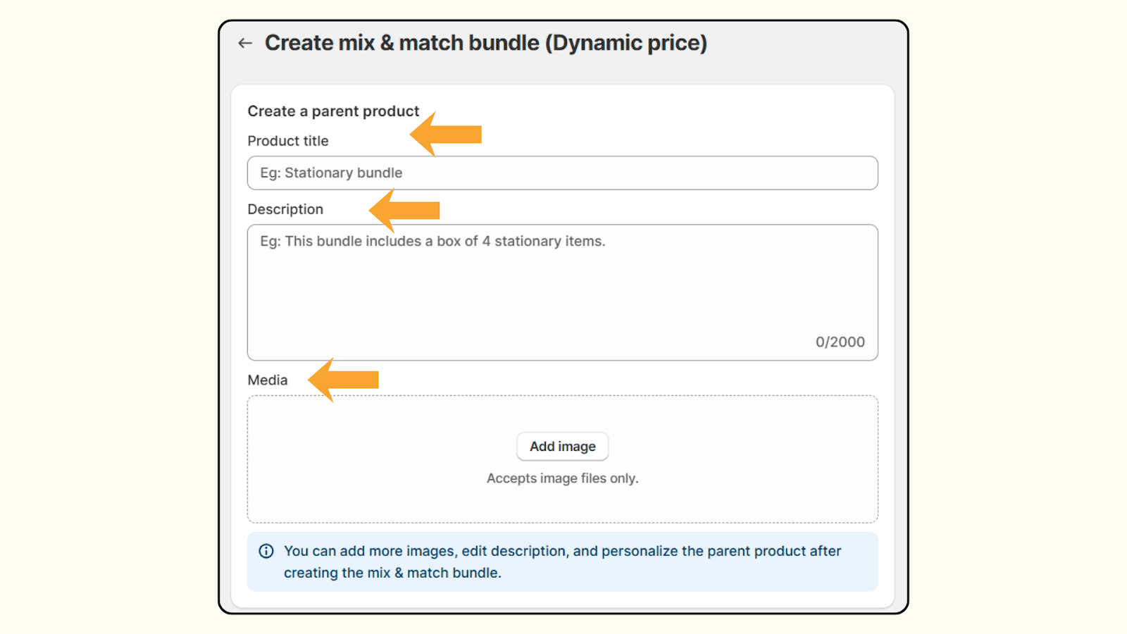 How to create shopify Mix and match bundle