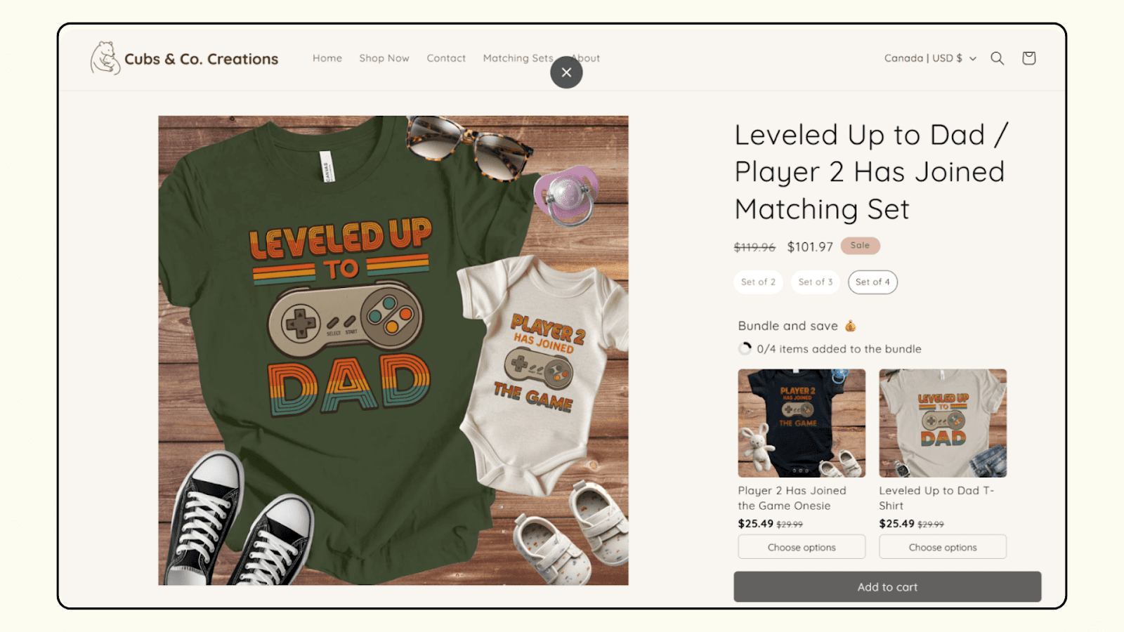 Real store example for Shopify Mix and Match Bundle - Dynamic Pricing