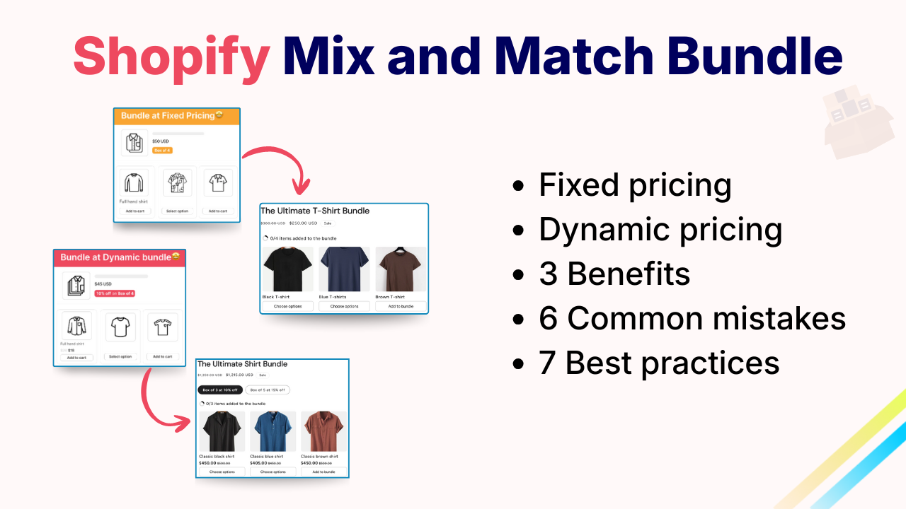 How to create a Shopify Mix and Match bundle?