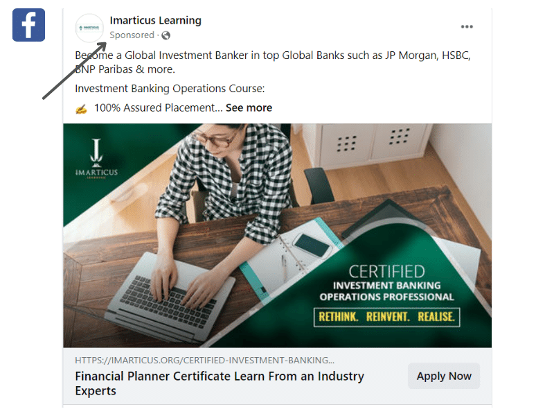 Image of Facebook Ad