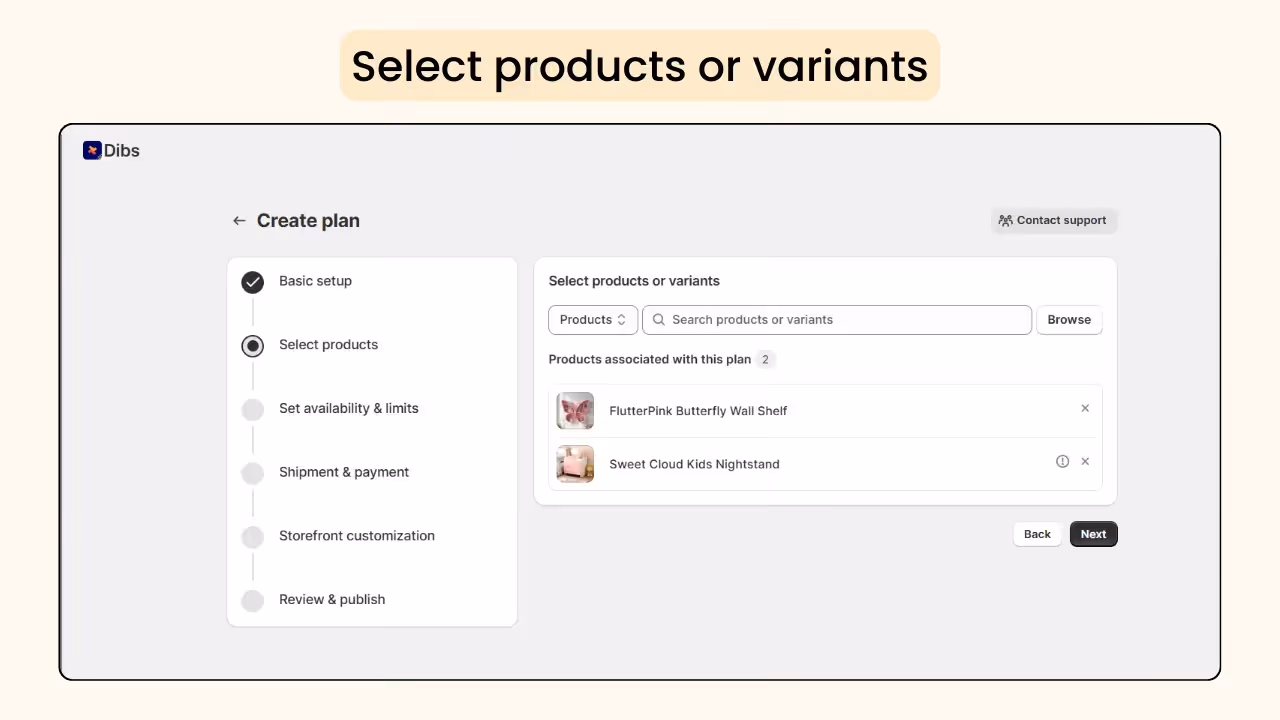 available on backorder