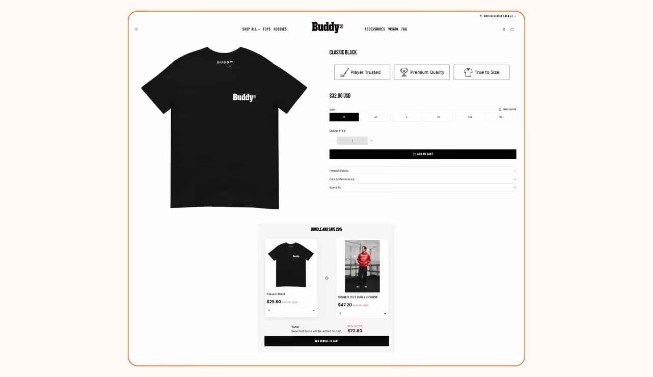 Shopify frequently bought together - Amazon layout