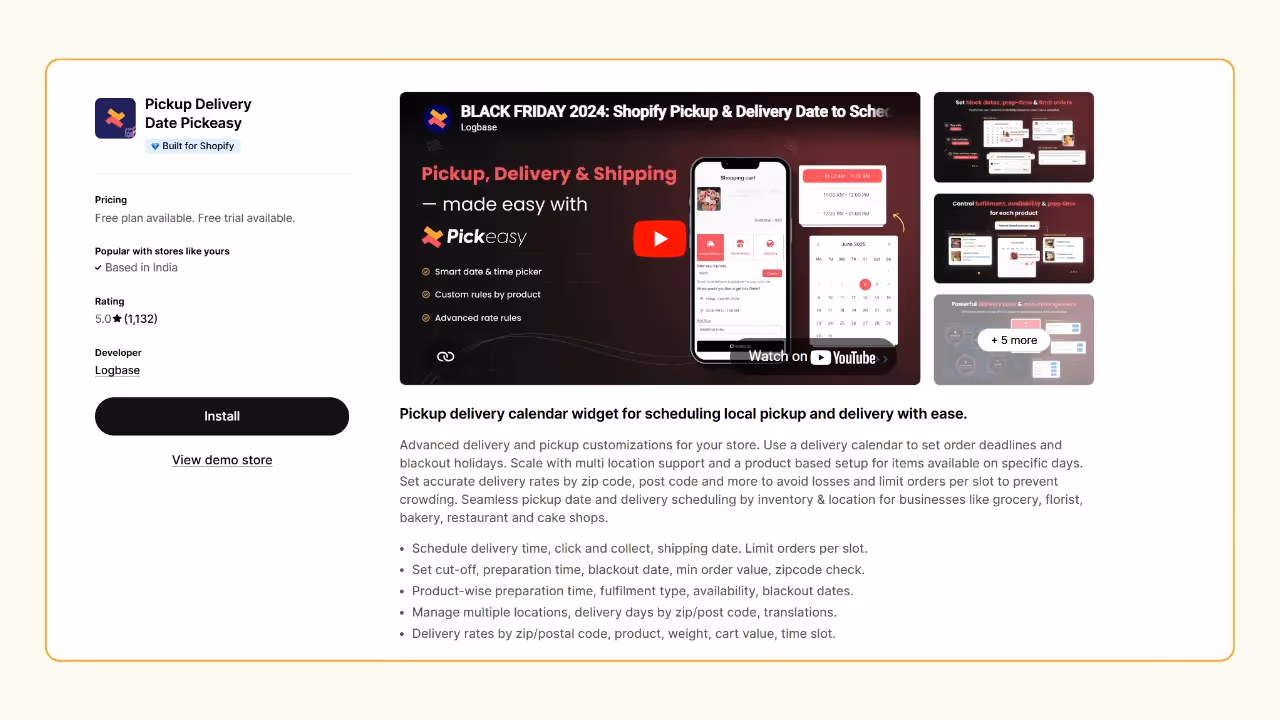Pickeasy - Shopify Store Pickup Apps