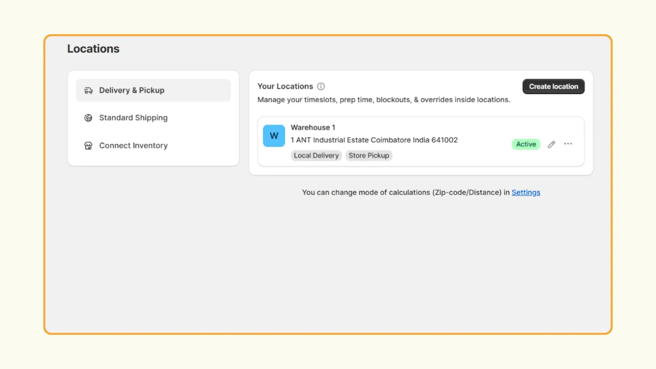 Set up Delivery & Pickup on Pickeasy