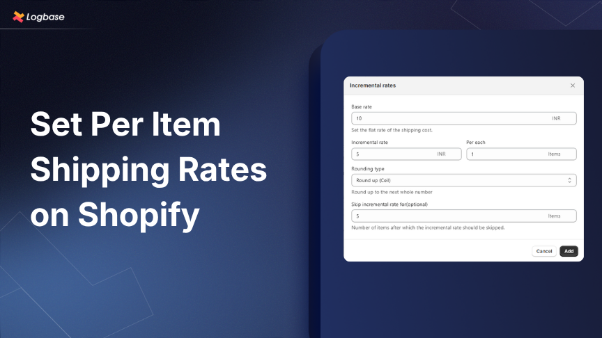 How to Set Shipping Rate Per Item on Your Shopify Store