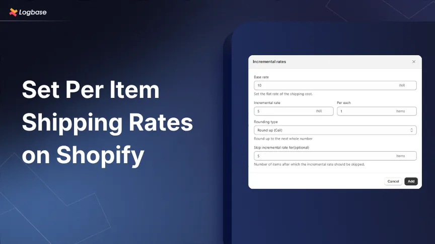 How to Set Shipping Rate Per Item on Your Shopify Store