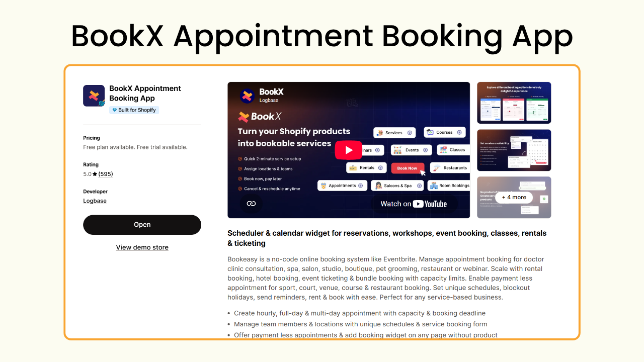 Wedding and event planning consultation: BookX - Shopify for Florists