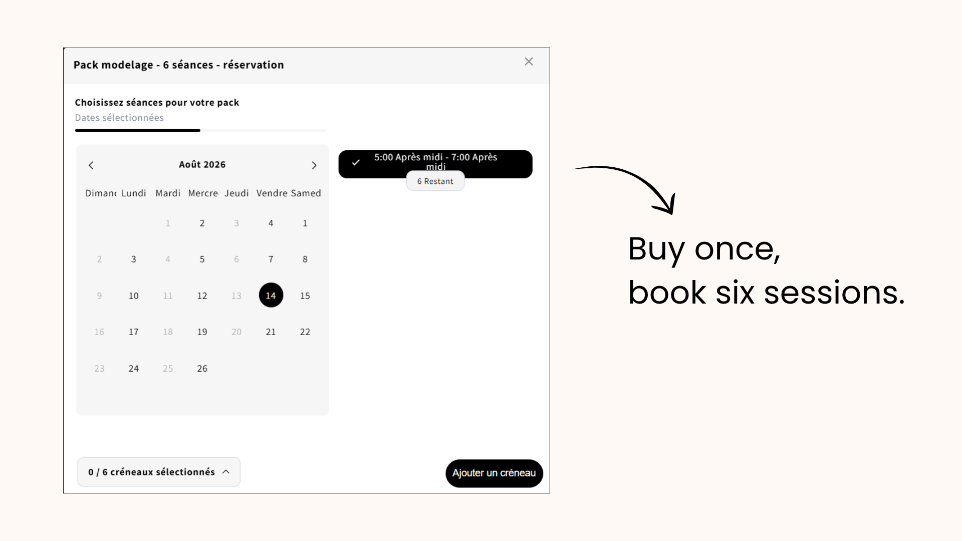 BookX's multiple sessions features