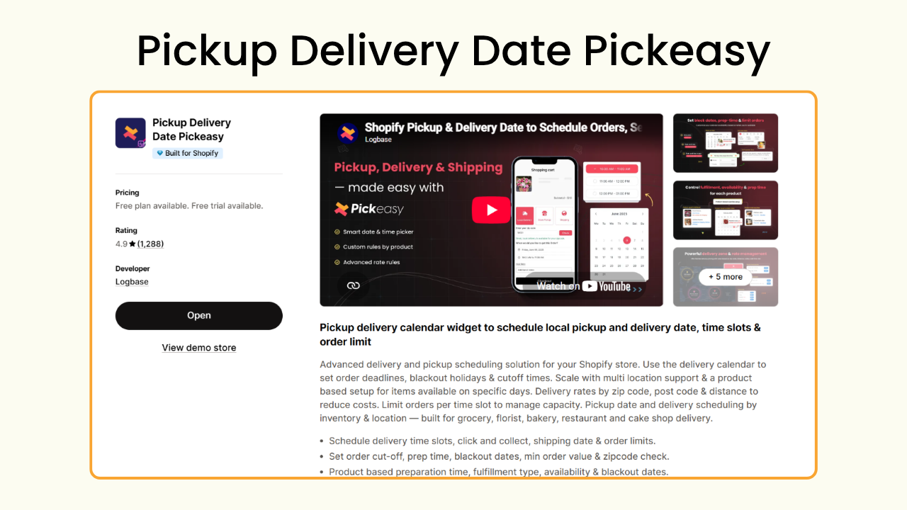 Pickeasy - Best WooCommerce delivery plugin alternative