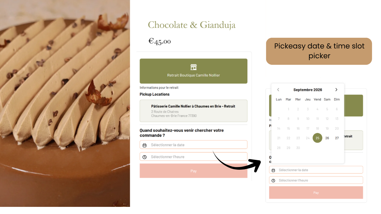 Pickeasy date and time slot picker