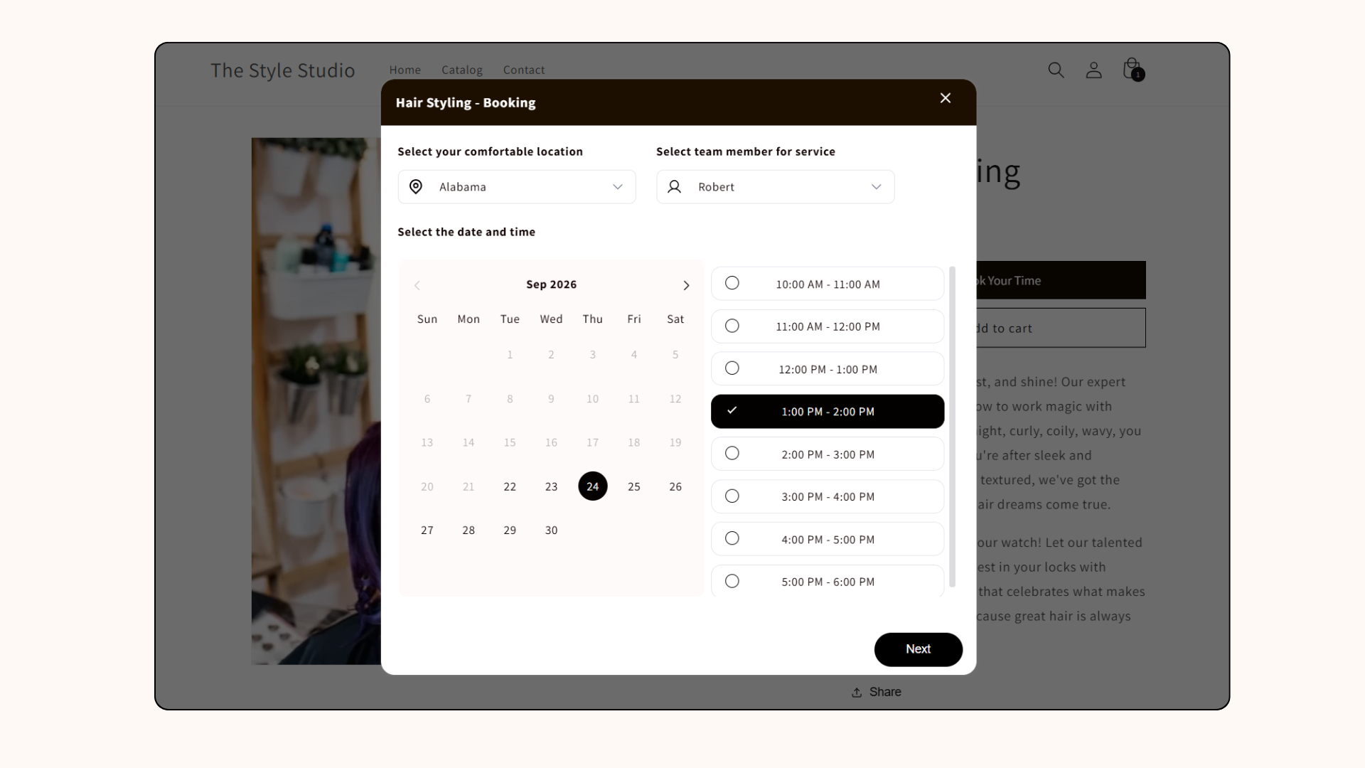 Calendly-Like Booking App for Shopify