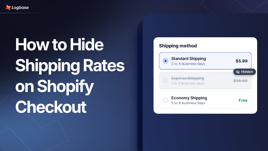 How to Hide Shipping Options on Shopify Checkout (2026)