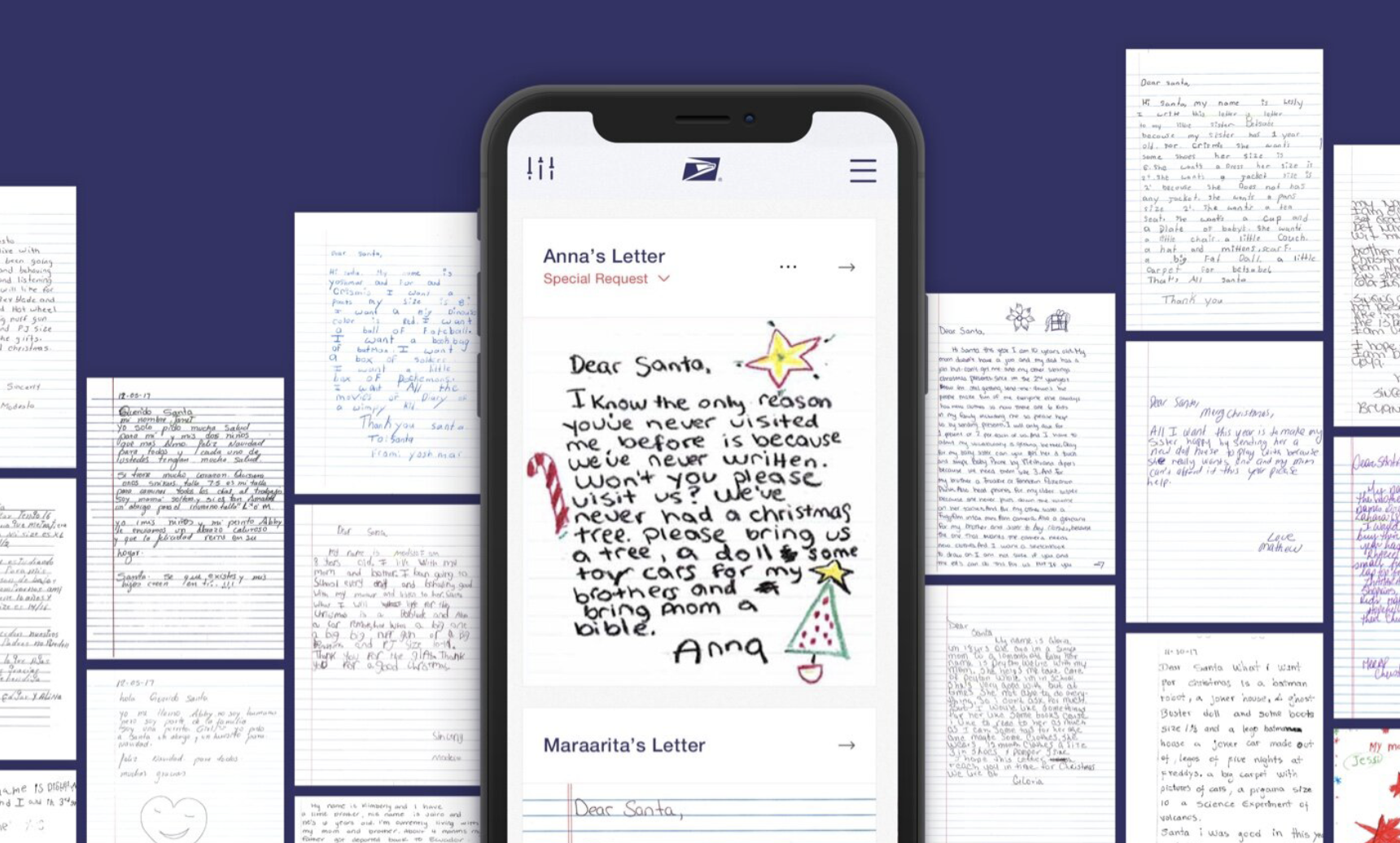 What if we could anonymously mail gifts to the 332,667 letters written to Santa?