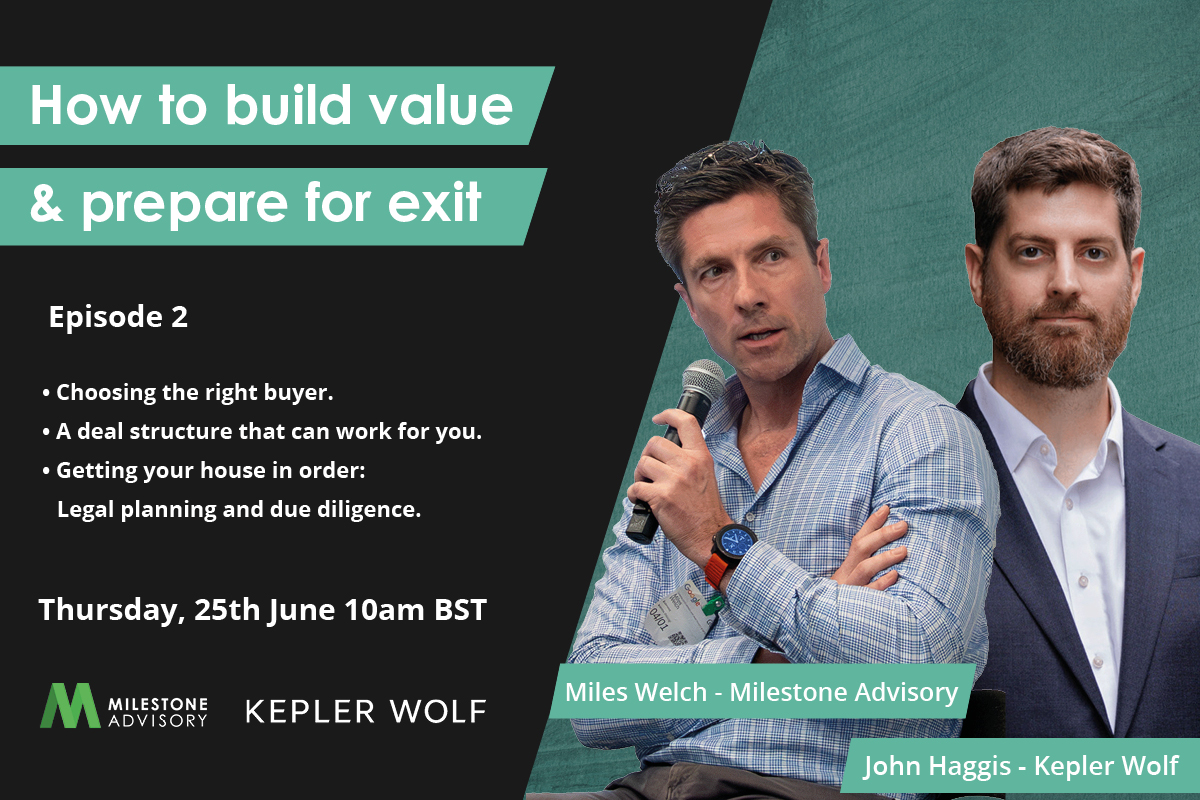 Webinar: How to build value & prepare for exit - Episode 2
