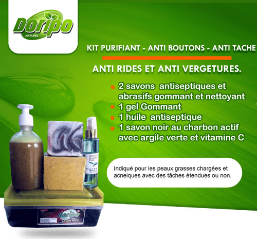 Purifying kit - Against pimples - Against stains