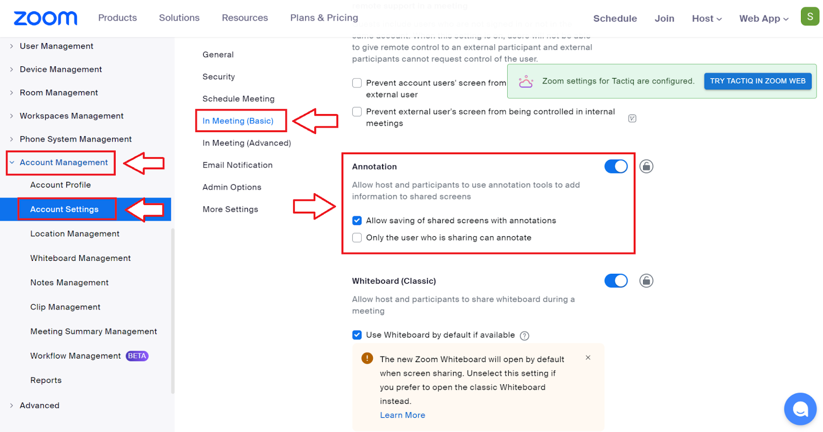 Enable Zoom Annotation for Hosts and Participants