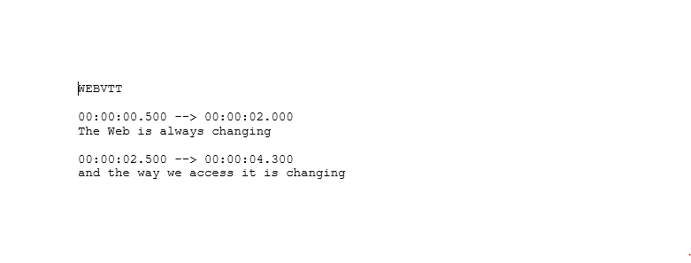 Sample VTT File on Microsoft Word