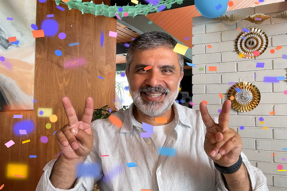Confetti Reaction