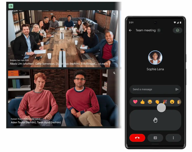 Companion mode enhances audio quality for meetings