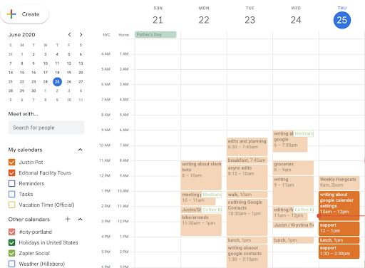 Seasonal Theme on Google Calendar