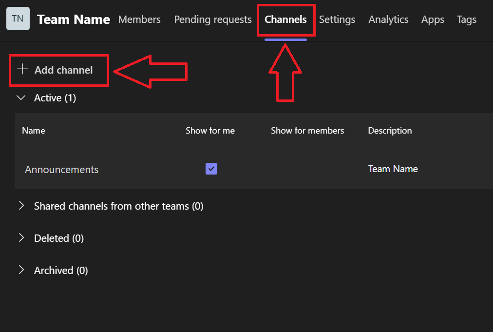 How to Create Channels in Microsoft Teams