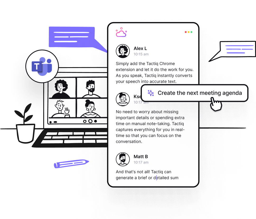 How Tactiq Simplifies Microsoft Teams Meetings