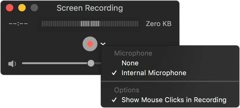 Using QuickTime Player for Screen Recordings