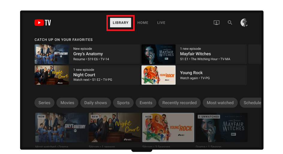 Managing Your YouTube TV Recordings