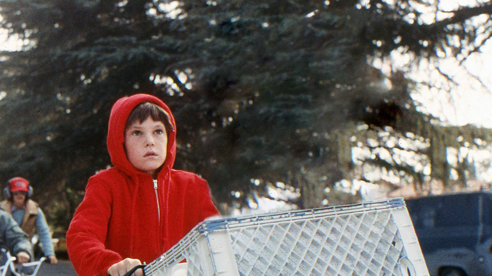 E.T. in Elliott’s Bike Basket