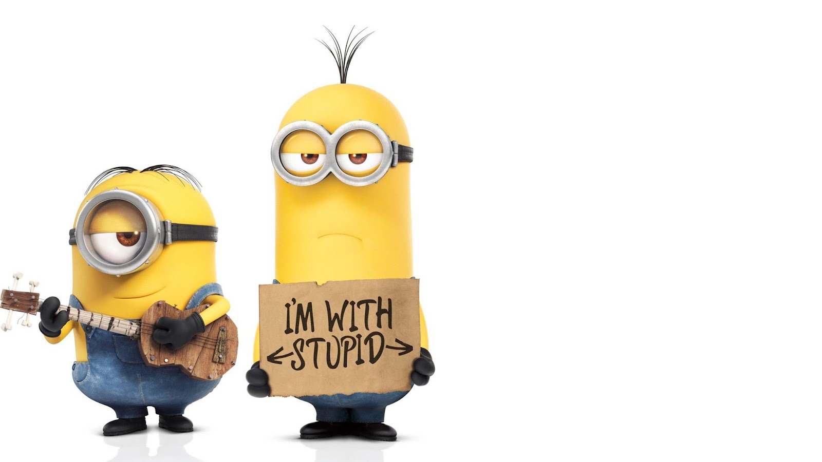 Minions "I’m With Stupid" Background