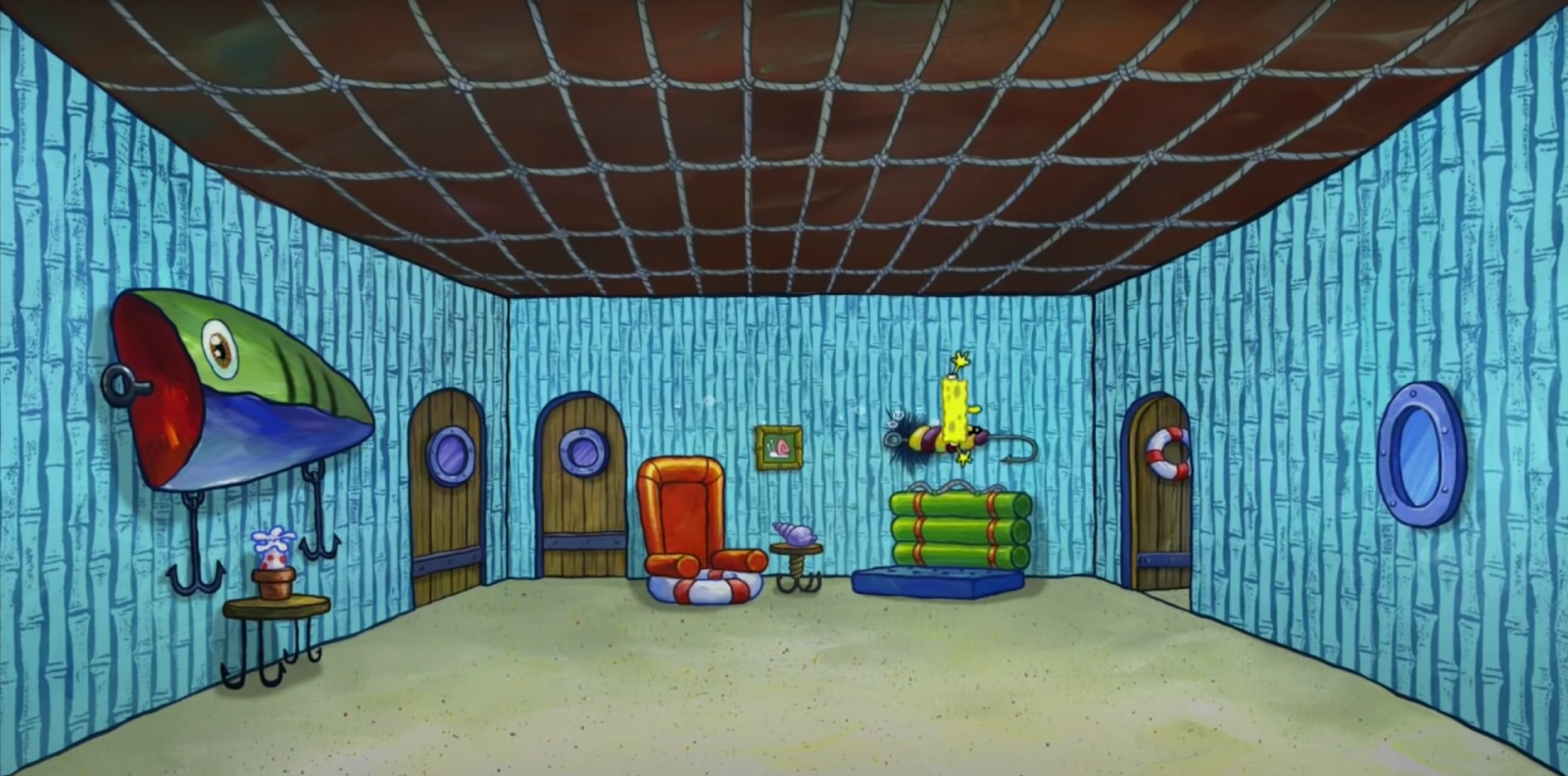 SpongeBob's Living Room Background