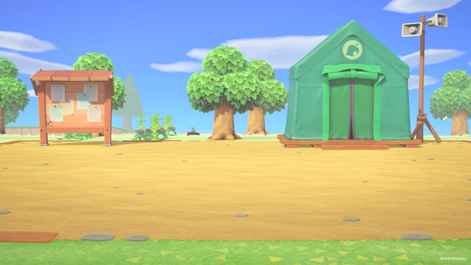 Animal Crossing Island Background