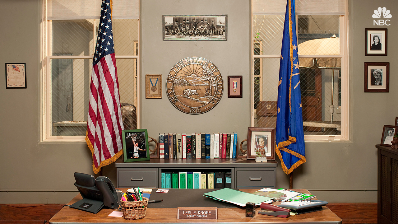 Leslie Knope's Office Background