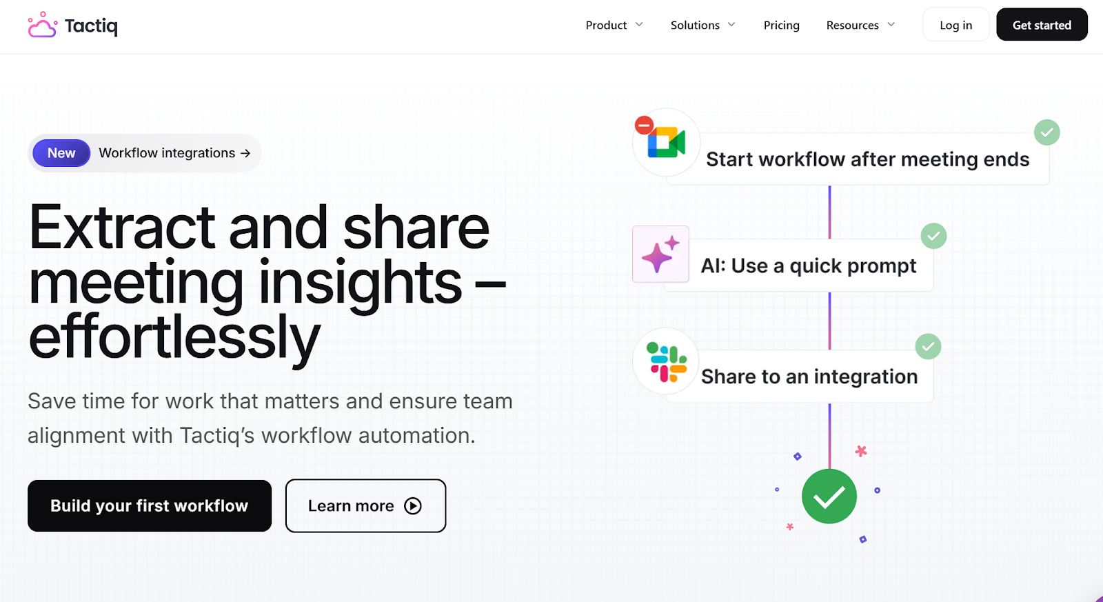 Tactiq AI Workflows