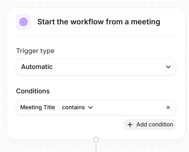 Customize your workflow