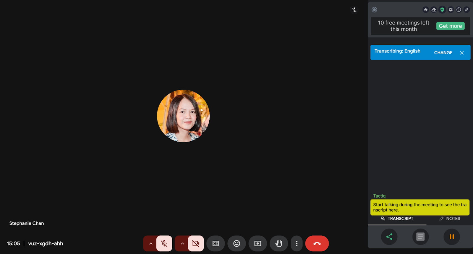 Join a Google Meet Call