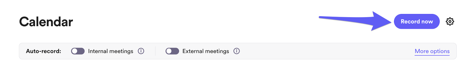 Start recording (auto or manual) on Loom