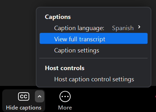 View Full Transcript During A Meeting