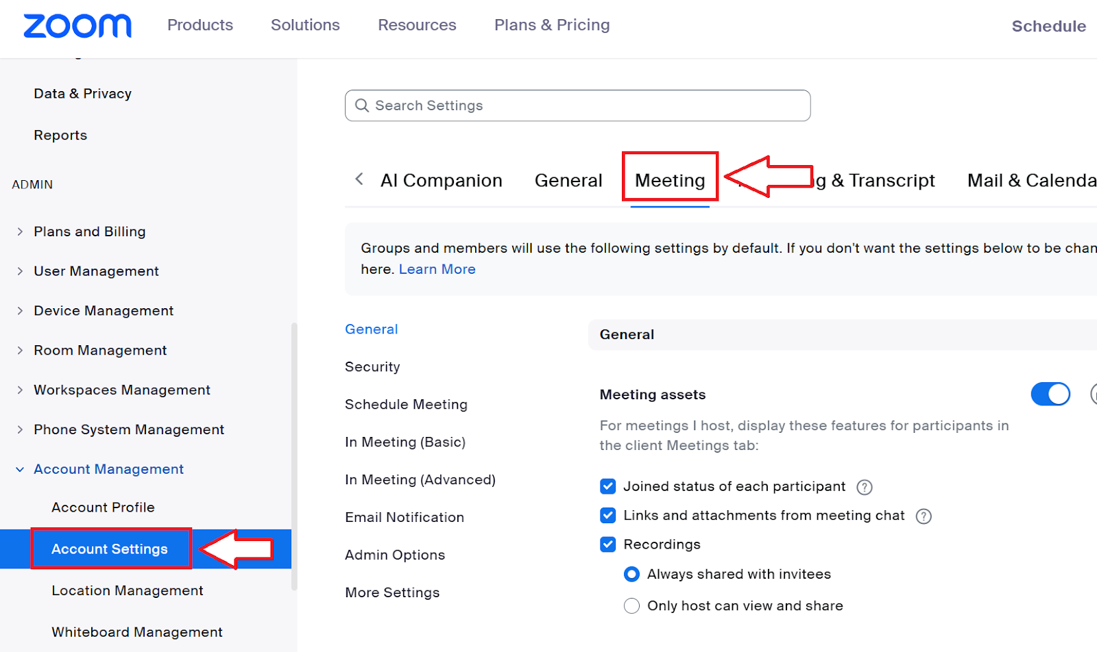 Enable Translated Captions at the Account Level
