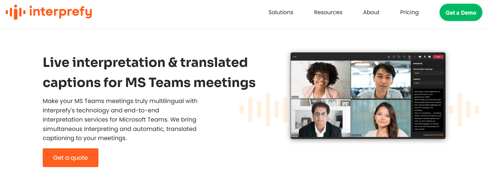 Microsoft Teams + Interprefy