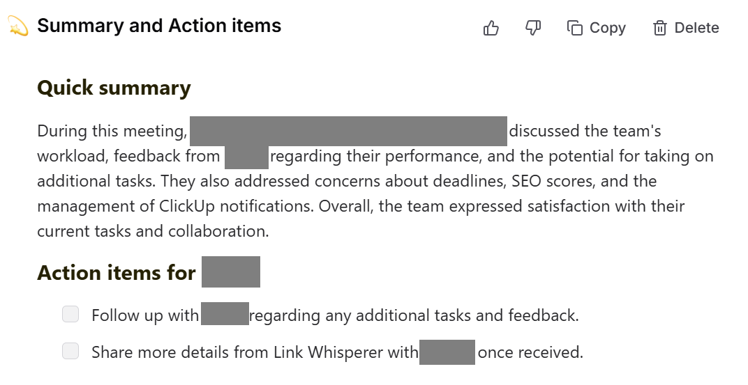 Using Tactiq to Generate AI Memos