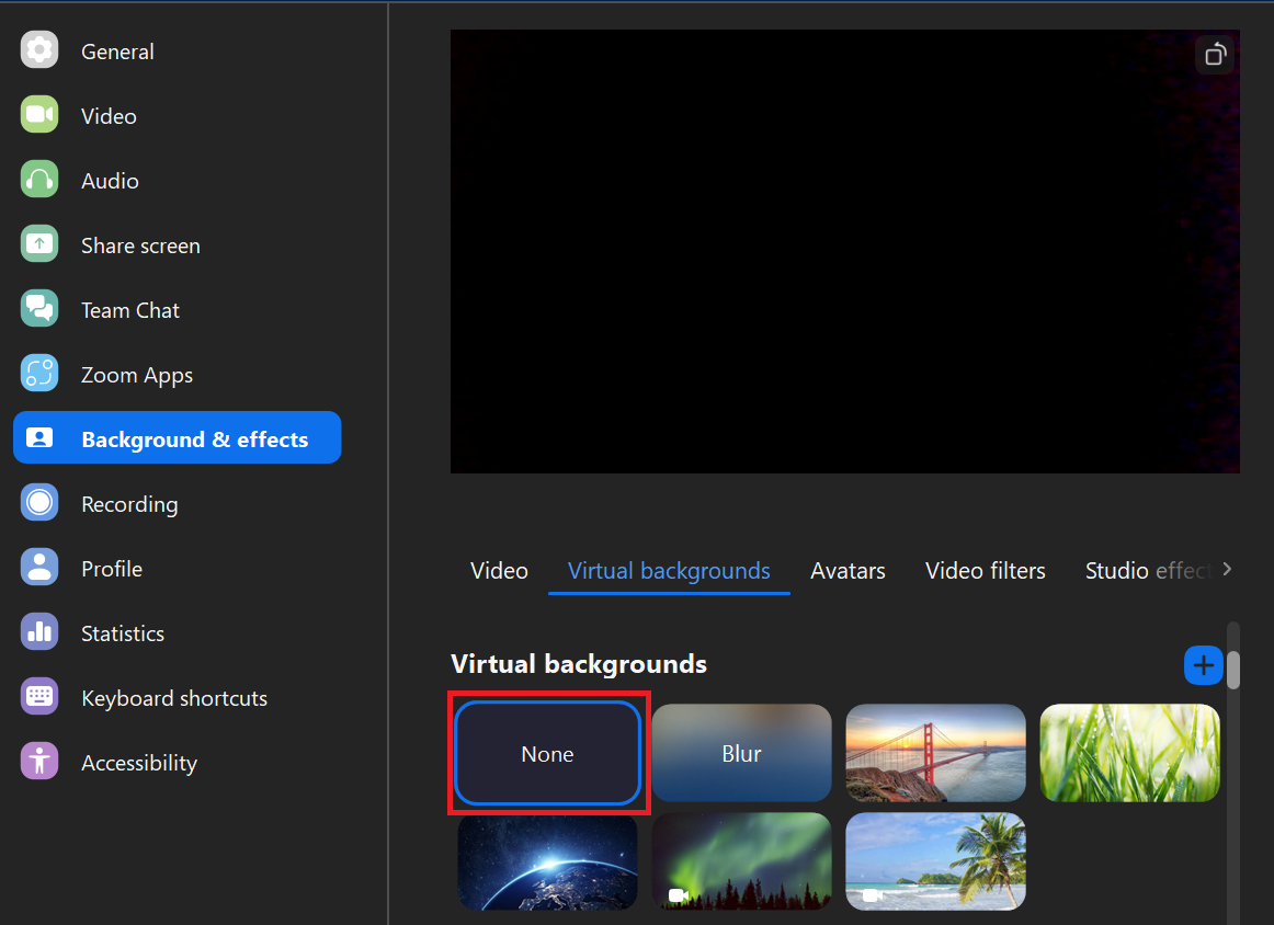 How to remove Zoom background on desktop