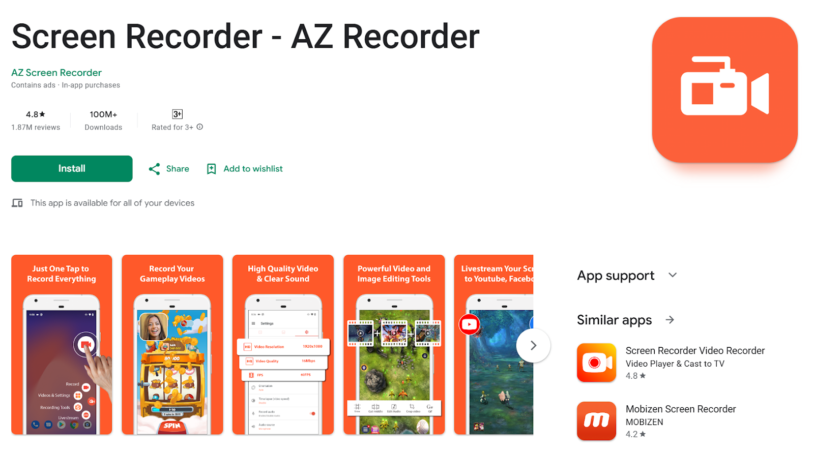AZ Screen Recorder