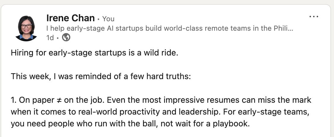 LinkedIn Post
