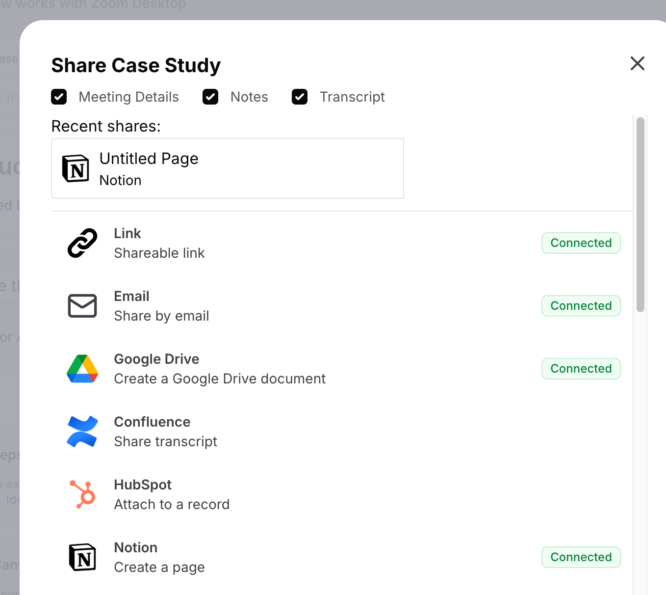 Share Case Study