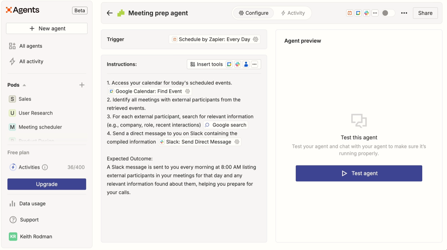 Zapier Agents