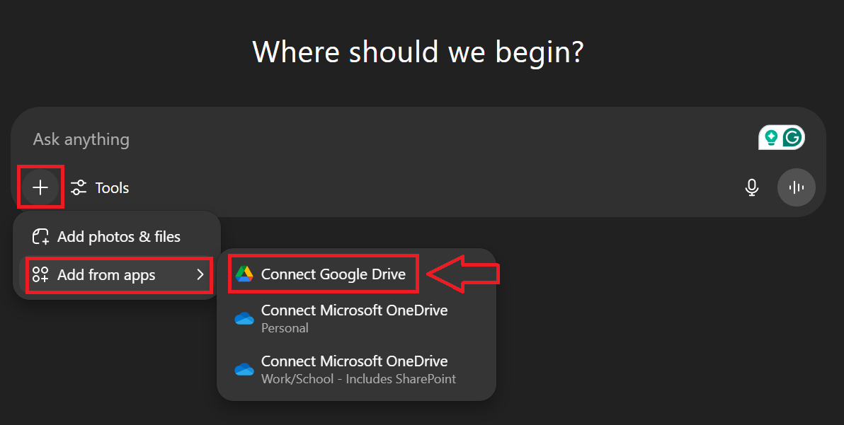 Connect Google Drive to ChatGPT